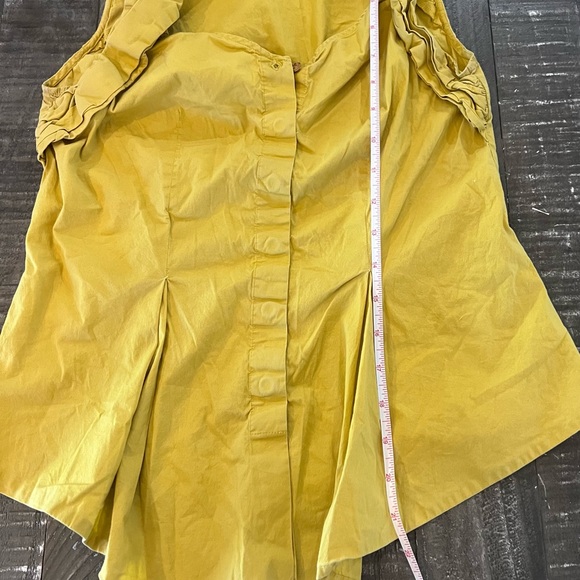 Anthropologie Yellow Blouse - Picture 5 of 6